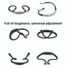 LED Hanging Neck Light Universal Hose Eye Protection Reading Light(Elegant Black)