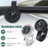 Motorcycle Bike Modified Handlebar Clock Watch(Black)