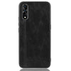 For Vivo S1/iQOO Neo/Y7s Shockproof Sewing Cow Pattern Skin PC + PU + TPU Case(Black)