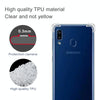 For Samsung Galaxy A20 Four-Corner Anti-Drop Ultra-Thin Transparent TPU Phone Case(Transparent)