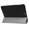 For Galaxy Tab S3 9.7 inch T820 / T825 Custer Texture Horizontal Flip Leather Case with 3-folding Holder(Black)