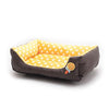 Cosy Cartoon Pet Bed, Yellow, Medium (58x45cm)