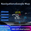 OBD2 HUD Head-Up Display GPS Speedometer + Navigation