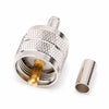 10x UHF Male PL259 Crimp Connector for RG58 RG142 LMR195