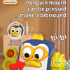 Infant Busy Ball Baby Hand Grip Ball Puzzle Sensory Hexahedron Toys(Penguin)