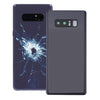 Galaxy Note 8 Back Cover Grey with Camera Lens Protector