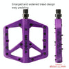 MEROCA Mountain Bike Nylon Pedal(Purple)