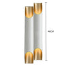 warm light Modern Wall Lamp LED Aluminum Alloy Pipe Lighting, Style:Single-tube White