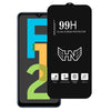 For Samsung Galaxy F12 High Aluminum Large Arc Full Screen Tempered Glass Film