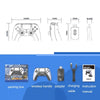 For PS5 / PS4 /  PC PS5200 Console Game Wireless Bluetooth Handle(Black+White)