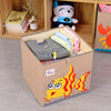 Youngshoots Cotton Linen Cartoon Toy Storage Basket Clothing Storage Box,Style Ordinary(Clown Fish)