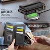 For Samsung Galaxy S23+ 5G CaseMe C39 RFID Blocking Zipper Wallet Leather Phone Case with Crossbody Strap(Black)