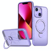 For iPhone 13 Wing Series Gen2 MagSafe Metal Ring Holder Phone Case(Light Purple)