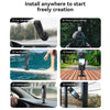 AMagisn Flexible Adhesive Mount for DJI / GoPro HERO / Insta360 Action Camera, Spec: 1/4 Inch
