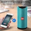 T&G TG113 Portable Bluetooth Speakers Waterproof Stereo Outdoor Loudspeaker MP3 Bass Sound Box with FM Radio(Gray)