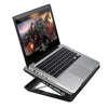 NUOXI X8 Aluminum Alloy Notebook Radiator Computer Multi-File Adjustment Bracket(Black)