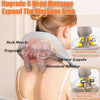 Electric Neck And Shoulder Massager Shiatsu Back Neck Massager With Heat(White)