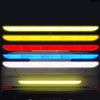 5 Sets Car Trunk Reflective Decorative Strip Anti-Scratch Car Tail Warning Decorative Stickers(Red)