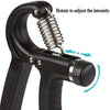 10-40kg Adjustable R-shaped Grip Finger Hand Training Gym(Black Yellow (Plastic Bag))