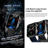 NX13 Smart Watch, 1.96 inch, BT Call / Heart Rate / Blood Pressure / Blood Oxygen(Blue)