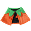 Halloween Pet Cloak, Orange/Black, Reversible, M (Medium Dogs)