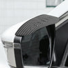 Car Rear View Mirror Rain Eyebrow Cover Catering Mirror PVC Carbon Fiber Pattern Rain Shield
