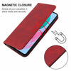 For Samsung Galaxy M54 Magnetic Closure Leather Phone Case(Red)