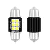 2 PCS 31mm DC12V-24V 3W 6000K 660LM 6LEDs SMD-3030 Car Reading Lamp / License Plate Light