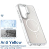 For Samsung Galaxy S25+ / S24+ 5G Gradient Discolor Lens Kickstand Magsafe Phone Case(Black)