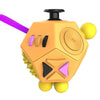 12 Sides Magic Cube Generation 2 Decompression Cube Toy with Gears & Rotating Dial & 360 Degree Joystick