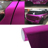 1.52m  0.5m Electroplating Car Auto Body Decals Sticker Self-Adhesive Side Truck Vinyl Graphics(Magenta)