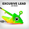 Lead Material Fish Shape Anti-hanging Bottom Hook, Specification: 15g(Green)