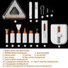 24 In 1 Bluetooth Headset Cleaning Pen Set Keyboard Mobile Phone Camera Dust Removal Brush(Black)