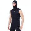 Slinx Hood Keep Warm Surf Diving Vest With Headgear, Size: XXL(Black)