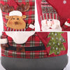 Christmas Decoration Linen Chair Cover(Snowman)