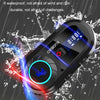 KUQIBAO Motorcycle Helmet Waterproof Bluetooth Headset With Screen(Soft Microphone)