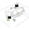 Ultrasonic Anti Barking Device - 50ft Range (Black)