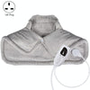 Electric Heated Thermal Shawl On The Back And The Neck UK Plug(Creamy-white)