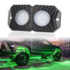 18W DC 12-24V 1.2A LED Double Row Car Bottom Light / Chassis Light / Yacht Deck Atmosphere Light (Green Light)