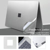 4 in 1 Notebook Shell Protective Film Sticker Set for Microsoft Surface Laptop 3 15 inch (Silver)