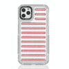 For iPhone 11 Pro Max Capsule Glitter TPU Hybrid PC Airbag Phone Case(Red)