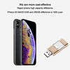 8GB USB 3.0 + 8 Pin + Mirco USB Android iPhone Computer Dual-use Metal Flash Drive (Gold)