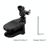 PULUZ Motorcycle Helmet Chin Clamp Mount for GoPro and Other Action Cameras (Black)
