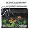 Solar Aquarium Air Pump, Battery Backup, Black