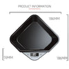 5kg/1g Kitchen Electronic Scale Coffee Scales Baking Food Scale Pallet Scale Pet Scale(Black Scale + Red Bowl)
