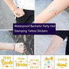 20 PCS Waterproof Bachelor Party Hot Stamping Wedding Bridal Tattoo Stickers(VC-232)