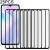 For Xiaomi Redmi 9i 25 PCS Full Glue Full Screen Tempered Glass Film