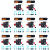 10x iPhone 12 Mini Speaker Dust Mesh (Black)