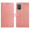 For Asus Zenfone 8 Y Stitching Horizontal Flip Leather Phone Case(Rose Gold)