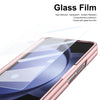 For Samsung Galaxy Z Fold5 Integrated PC + PU Phone Case with Pen / Pen Box(Pink)